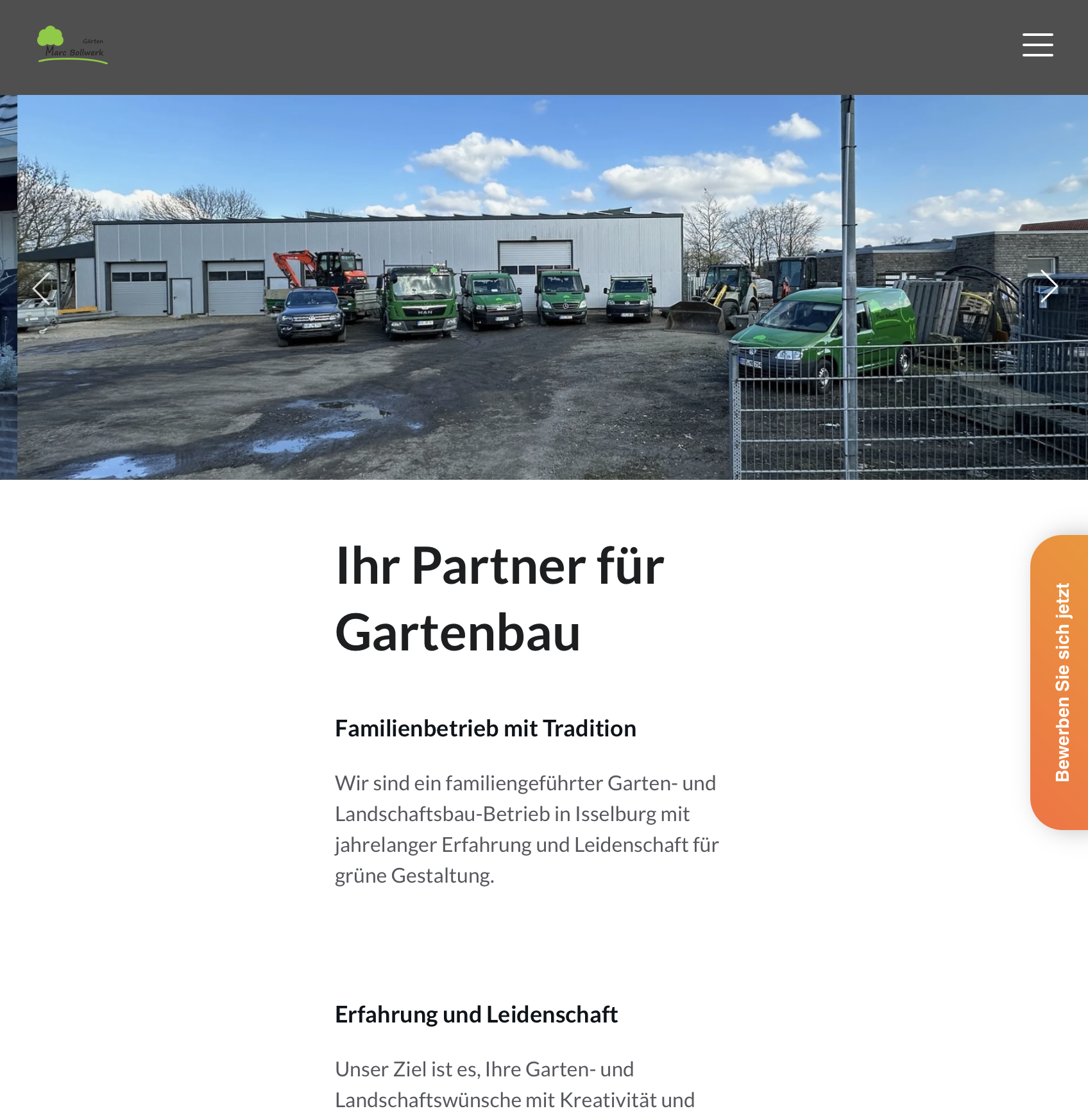 marc-bollwerk.de — umgesetzte Kundenwebseite